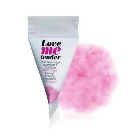 Основне фото Зігрівальна масажна олія "Цукрова вата" Love Me Tender Cotton Candy 10 мл