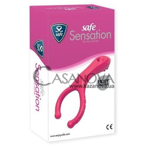 Основне фото Стимулятор для двох Safe Sensation рожевий 10 см