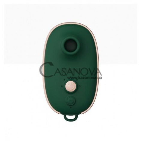 Основное фото Вакуумный стимулятор клитора Qingnan No.0 зелёный 10,8 см