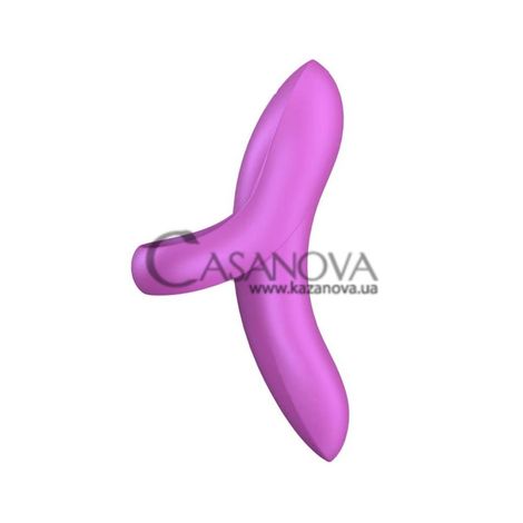 Основное фото Вибратор на палец Satisfyer Bold Lover розовый 9,5 см