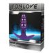 Дополнительное фото Анальная пробка Iron Love IL-28010-VLT фиолетовая 9,6 см