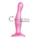Дополнительное фото Фаллоимитатор на присоске Strap-On-Me Plug Curvy M розовый 14 см