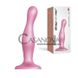 Дополнительное фото Фаллоимитатор на присоске Strap-On-Me Plug Curvy M розовый 14 см