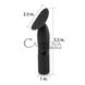 Дополнительное фото Инновационный вибростимулятор O-Sensual Clit Jiggle черный 14 см