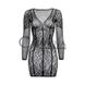 Додаткове фото Міні-сукня Lovehoney Fifty Shades Of Grey Long Sleeve Mini Dress чорна