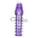 Дополнительное фото Стимулирующая насадка Boss Series Stymulator Penis Sleeve 67-00004 фиолетовая 14,7 см