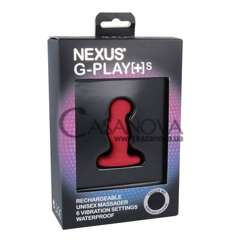 Основне фото Масажер простати Nexus G-Play Plus S червоний