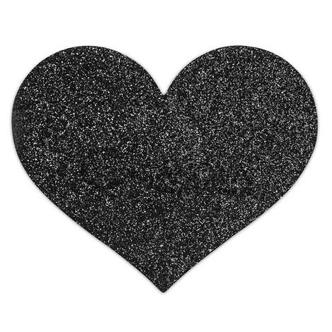 Основное фото Украшение на соски Bijoux Indiscrets Flash Heart чёрное