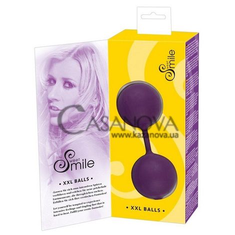 Основне фото Вагінальні кульки Smile XXL Balls фіолетові