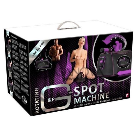 Основне фото Секс-машина Rotating G&P - Spot Machine чорно-фіолетова