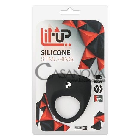 Основное фото Виброкольцо Lit-Up Silicone Stimu Ring 7 чёрное
