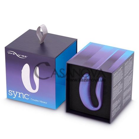 Основне фото Вібратор для двох We-Vibe Sync фіолетовий 7,5 см
