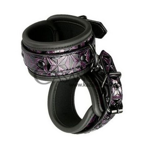 Основное фото Наручники Blaze Handcuffs чёрные с фиолетовым