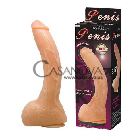 Основне фото Фалоімітатор на присосці Top Sex Toy Penis BW-008039N тілесний 26 см