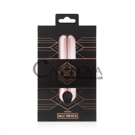 Основное фото Вибропуля Rosy Gold Nouveau Bullet Vibrator розовое золото 7,5 см