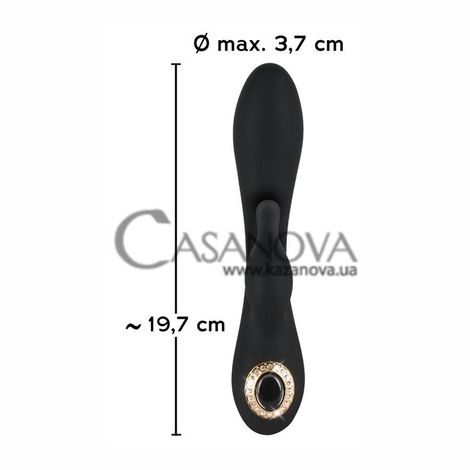 Основное фото Rabbit-вибратор Cleopatra Rabbit Vibrator чёрный 19,7 см