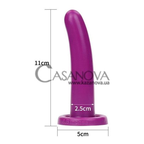 Основное фото Фаллоимитатор для точки G на присоске Holy Dong 4.5" Long фиолетовый 12 см