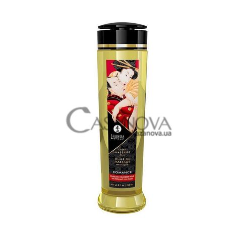 Основное фото Массажное масло Shunga Romance Sparkling Strawberry Wine шампанское-клубника 240 мл