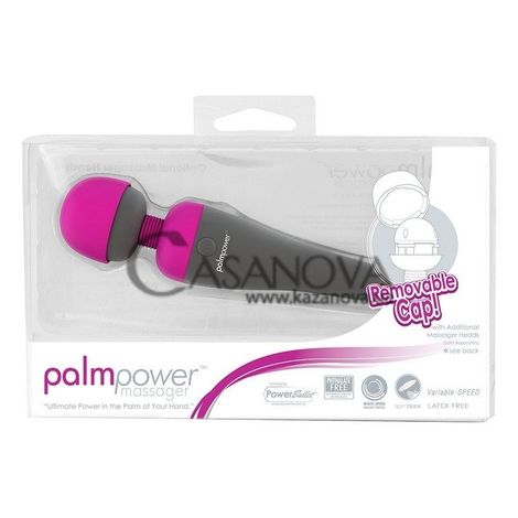 Основное фото Массажёр Palmpower Massager чёрно-розовый