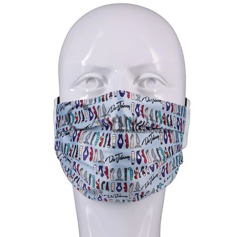 Основне фото Гігієнічна маска Doc Johnson DJ Reversible and Adjustable face mask кольорова
