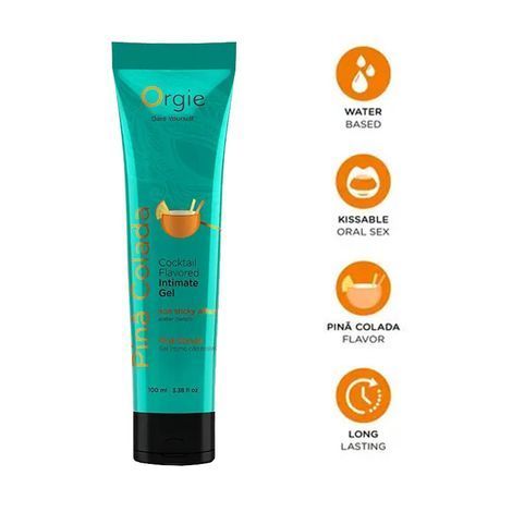 Основное фото Лубрикант для оральных ласк "Пина колада" Orgie Cocktail Flavored Intimate Gel Pina Colada 100 мл