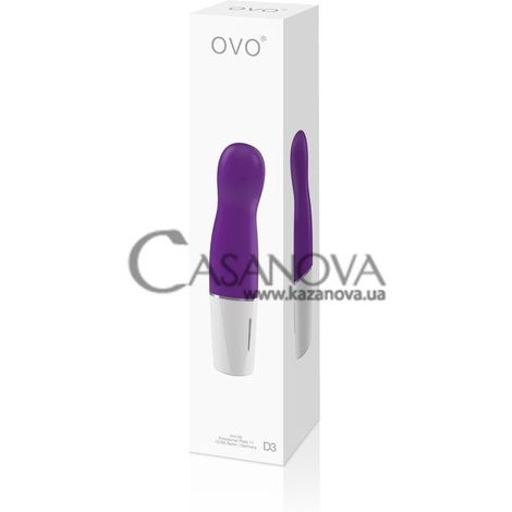 Основное фото Мини-вибратор OVO D3 фиолетовый 14 см