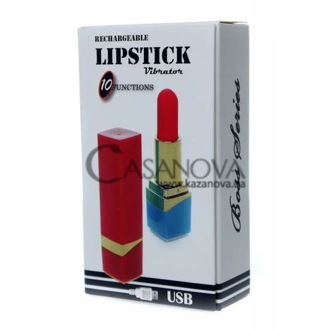 Основное фото Минивибратор Boss Series Lipstick Vibrator красный 9,2 см