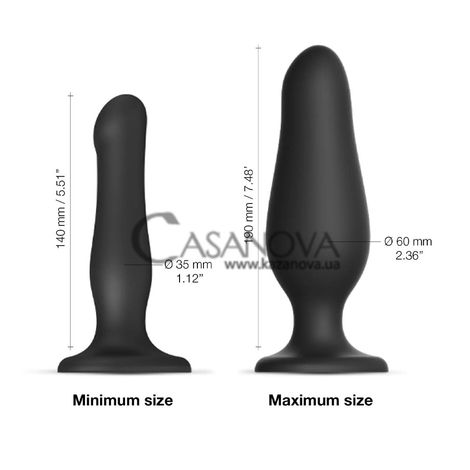 Основное фото Надувной фаллоимитатор Inflatable Dildo Plug черный 14 см