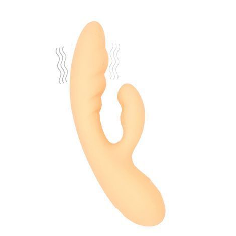 Основное фото Rabbit-вибратор Sweet Em Velvet Lure Flexy Bunny Vibrator жёлтый 19,8 см