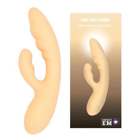 Основное фото Rabbit-вибратор Sweet Em Velvet Lure Flexy Bunny Vibrator жёлтый 19,8 см