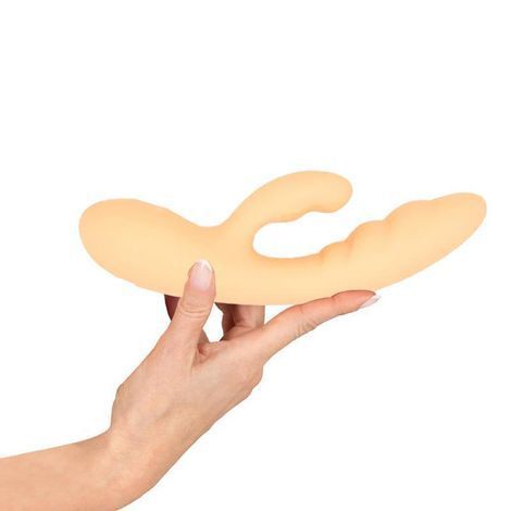 Основное фото Rabbit-вибратор Sweet Em Velvet Lure Flexy Bunny Vibrator жёлтый 19,8 см