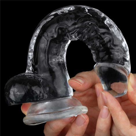 Основне фото Реалістичний фалоімітатор на присосці Lovetoy 7 Flawless Clear Dildo RDNI-310052 прозорий 18 см