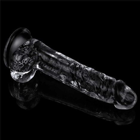 Основне фото Реалістичний фалоімітатор на присосці Lovetoy 7 Flawless Clear Dildo RDNI-310052 прозорий 18 см