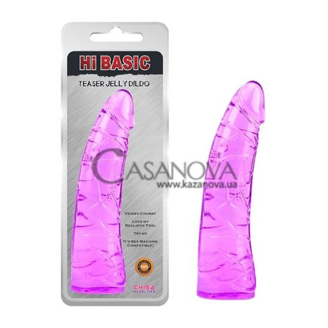 Основное фото Реалистичный фаллоимитатор Teaser Jelly Chisa фиолетовый 18,6 см