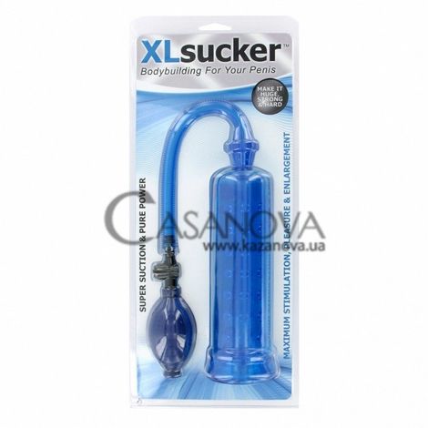 Основное фото Вакуумная помпа XLsucker Penis Pump голубая