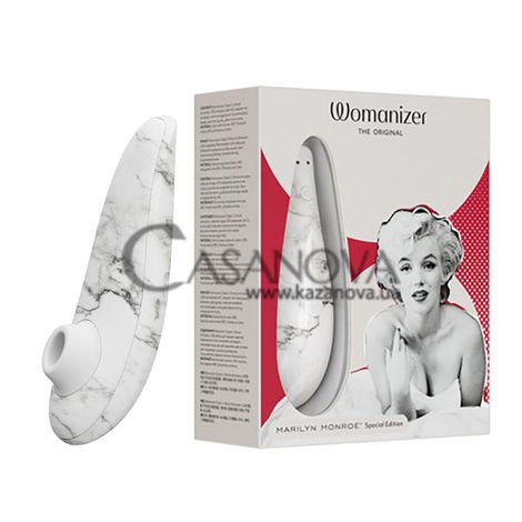 Основное фото Вакуумный стимулятор клитора Womanizer Marilyn Monroe Special Edition белый 14,8 см