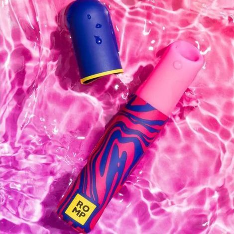 Основне фото Вакуумний вібратор-помада Romp Lipstick рожевий 10,5 см