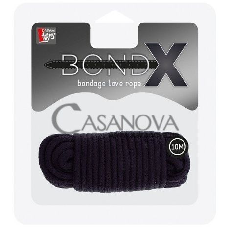 Основне фото Мотузка для бондажу BondX Love Rope чорна 10 м