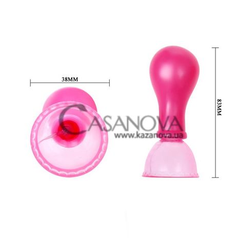 Основное фото Вибромассажёр для груди Lybaile Pump BI-036019 розовый 8,3 см