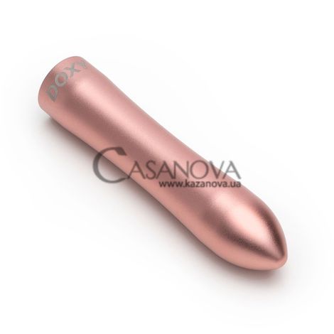 Основное фото Вибропуля Doxy Bullet розовое золото 11,8 см