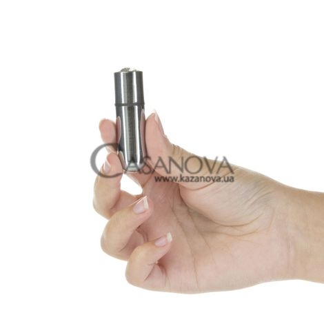 Основне фото Віброкуля PowerBullet First Class Bullet срібна 6,6 см