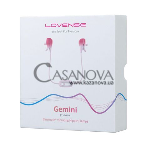 Основное фото Виброзажимы для сосков Lovense Gemini розовый