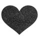 Дополнительное фото Украшение на соски Bijoux Indiscrets Flash Heart чёрное