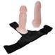 Додаткове фото Комплект із 2 жіночих страпонів та трусиків Jessica Strap On Super Belt Strap On Set тілесний