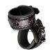 Додаткове фото Наручники Blaze Handcuffs чорні з фіолетовим
