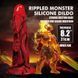 Додаткове фото Демонічний фалоімітатор Lybaile Power Monsters Minotaur червоний з чорним 21 см