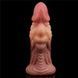 Додаткове фото Реалістичний фалоімітатор Lovetoy Nature Cock 7.0'' Dual layered Platinum Silicone Plug тілесний 17,8 см