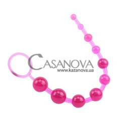 Основне фото Анальний ланцюжок Hi Basic Sassy 10 Beads рожевий 26,3 см