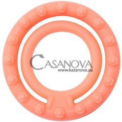Основное фото Двойное эрекционное кольцо Stimu Ring оранжевое