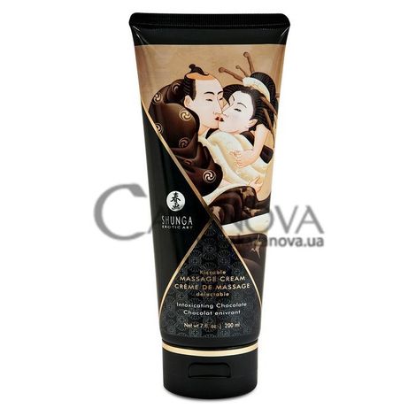 Основне фото Їстівний крем Kissable Massage Cream Shunga шоколад 200 мл